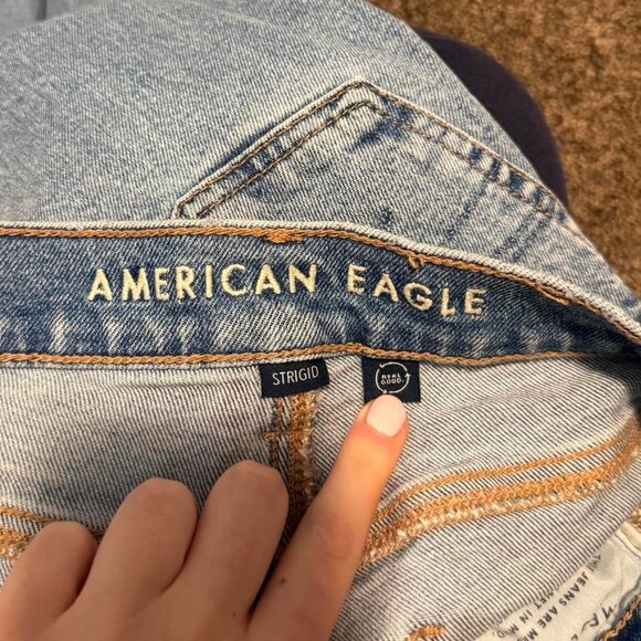 American Eagle Outfitters Women's Blue Jeans - Picture 4 of 5